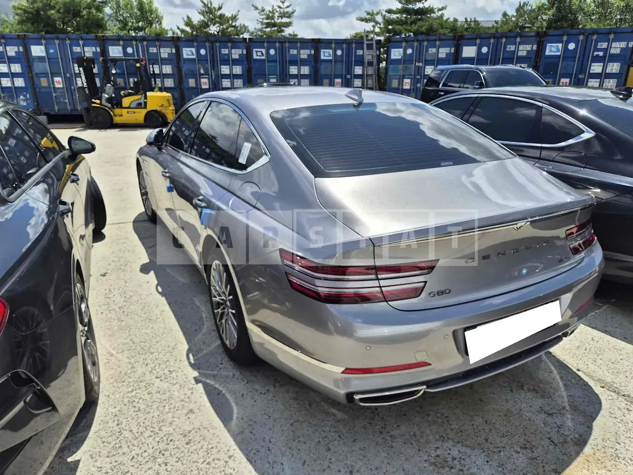 Photo 2 of 18: 2021 Genesis G80, VIN KMTGB41CDNU117549 — Korean insurance auction