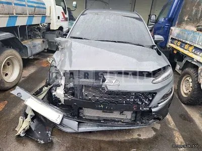 Photo 1 of 45: 2021 Hyundai Kona, VIN KMHK3813GMU683826 — Korean insurance auction