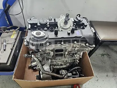 Photo 1 of 6: 2024 Hyundai Engine Santa Fe Engine, VIN KMHP381LHRU030449 — Korean insurance auction