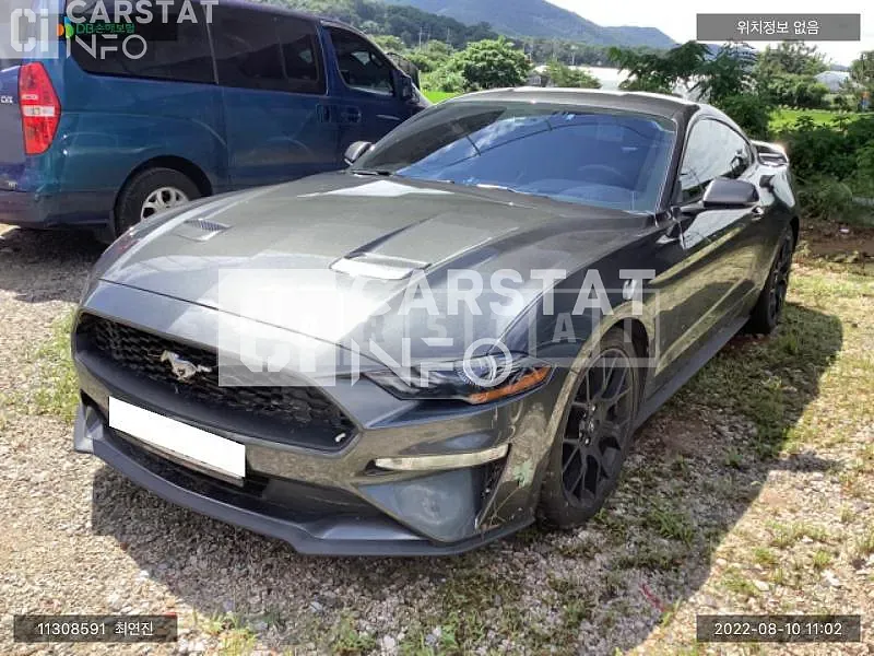 Photo 2 of 8: 2019 Ford Mustang, VIN 1FA6P8TH4K5190709 — Korean insurance auction