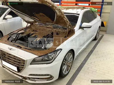 Photo 1 of 11: 2016 Genesis G80, VIN KMHGL41DDHU211174 — Korean insurance auction