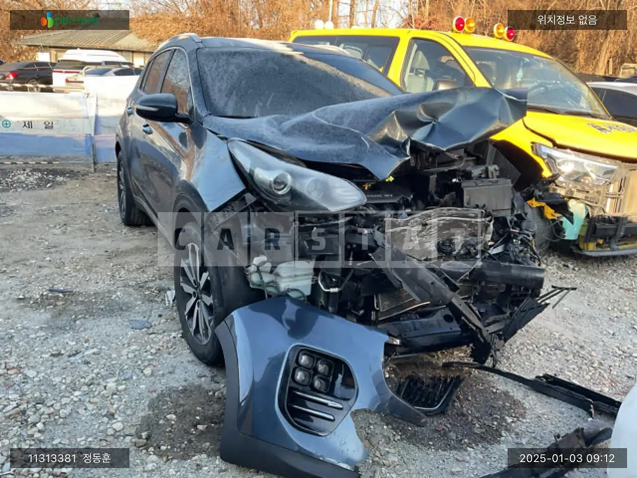 Photo 3 of 3: 2017 Kia Sportage, VIN KNAP781ABJK420252 — Korean insurance auction
