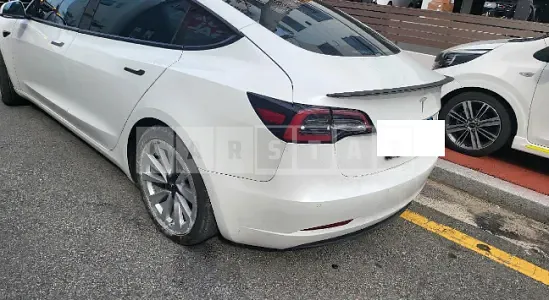 Photo 2 of 12: 2022 Tesla Model 3 LongRange, VIN 5YJ3E1EB9NF149739 — Korean insurance auction