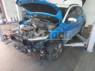 Photo 1 of 16: 2019 Hyundai Kona, VIN KMHK5816GKU325829 — Korean insurance auction