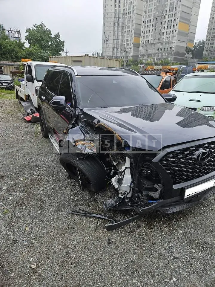 Photo 2 of 16: 2020 Hyundai Palisade, VIN KMHR381EBLU108256 — Korean insurance auction