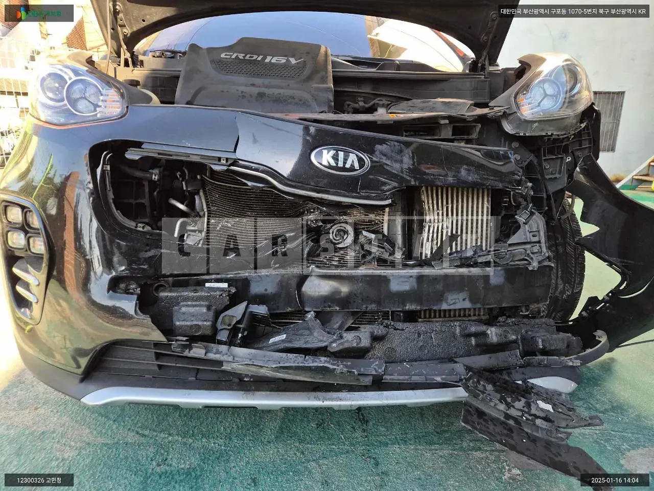 Photo 2 of 15: 2015 Kia Sportage, VIN KNAPN813BGK008976 — Korean insurance auction