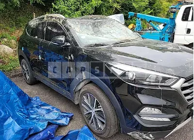 Photo 1 of 21: 2017 Hyundai Tucson, VIN KMHJ381ADHU411866 — Korean insurance auction
