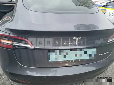 Photo 1 of 9: 2021 Tesla Model 3 Long Range — Korean insurance auction