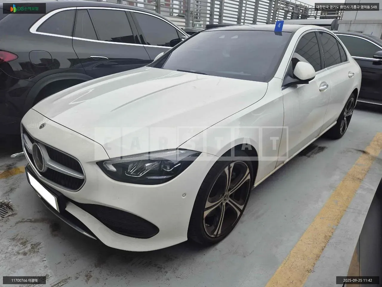 Photo 2 of 8: 2023 Mercedes-Benz C300 4Matic, VIN W1KAF4HB3PR104283 — Korean insurance auction