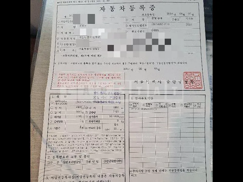Photo 2 of 4: 2019 Kia Sorento 2.0, VIN KNAPS81ABLA605958 — Korean insurance auction