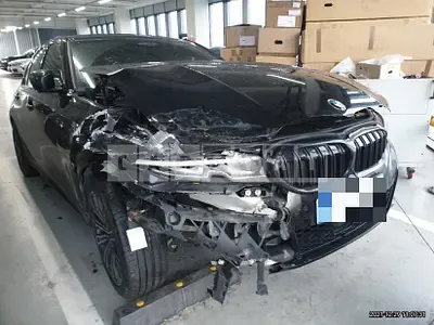 Photo 1 of 9: 2021 BMW 320i, VIN WBA5X5104MFK75741 — Korean insurance auction