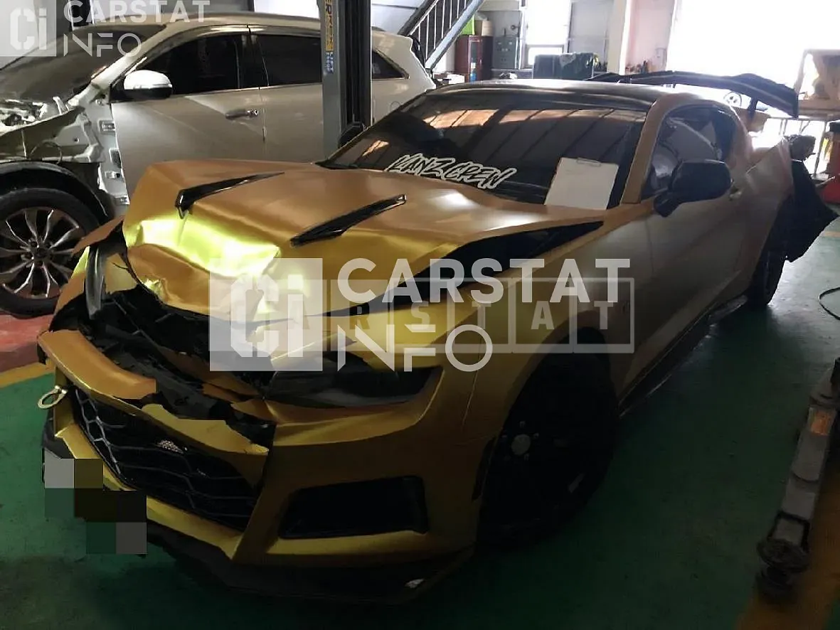 Photo 2 of 10: 2016 Chevrolet Camaro, VIN 1G1F91R78H0119232 — Korean insurance auction