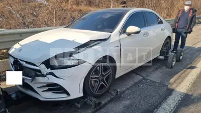 Photo 1 of 15: 2020 Mercedes-Benz AMG A35 4Matic, VIN W1K3G5BB3LJ229698 — Korean insurance auction