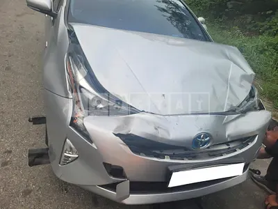 Photo 1 of 9: 2018 Toyota Prius, VIN JTDKBRFU3J3592057 — Korean insurance auction