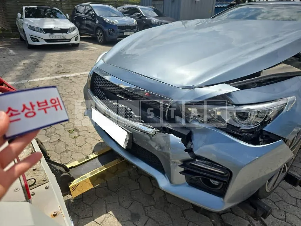 Photo 2 of 25: 2016 Infiniti Nissan Q50 3.5 Hybrid, VIN JNKAV71E7GM560091 — Korean insurance auction