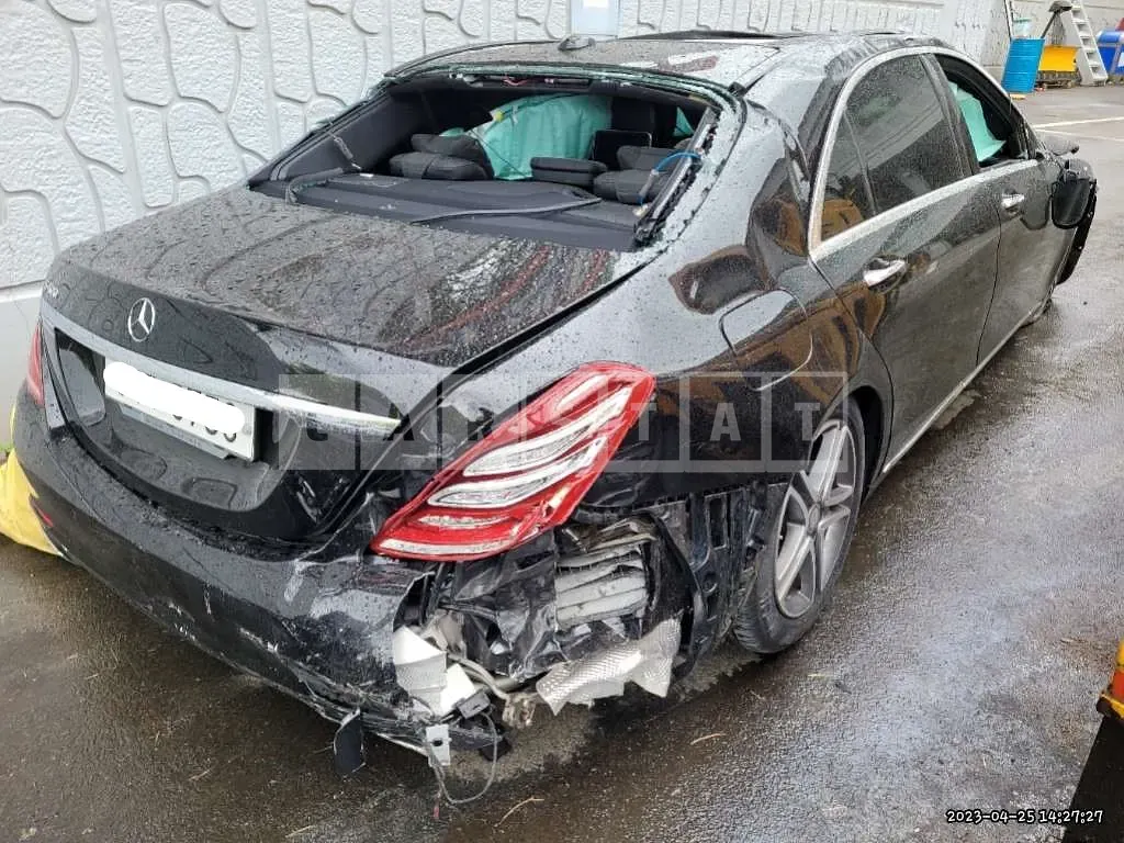 Photo 2 of 6: 2016 Mercedes-Benz S400 L, VIN WDDUG6FB9GA272467 — Korean insurance auction