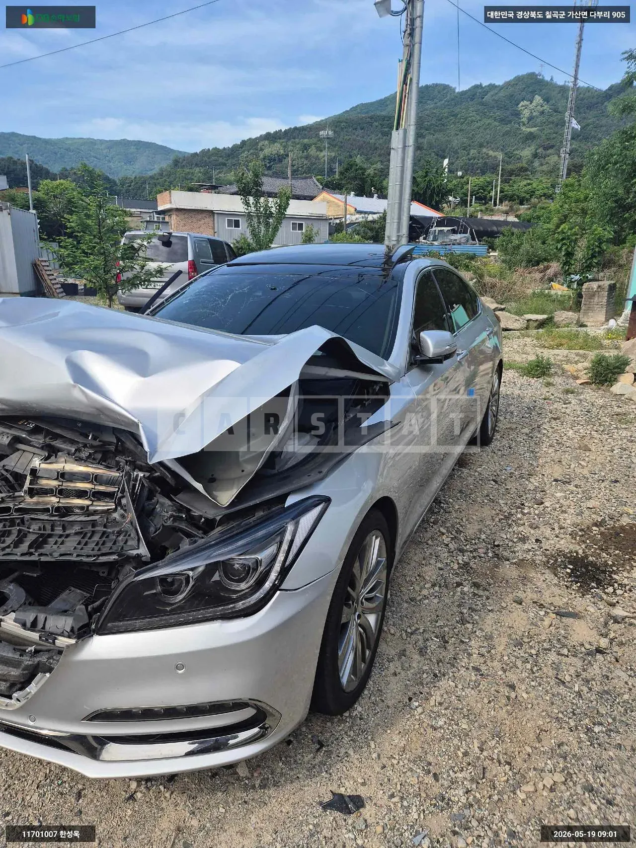 Photo 2 of 26: 2018 Hyundai Genesis G80, VIN KMHGN41DDJU298252 — Korean insurance auction