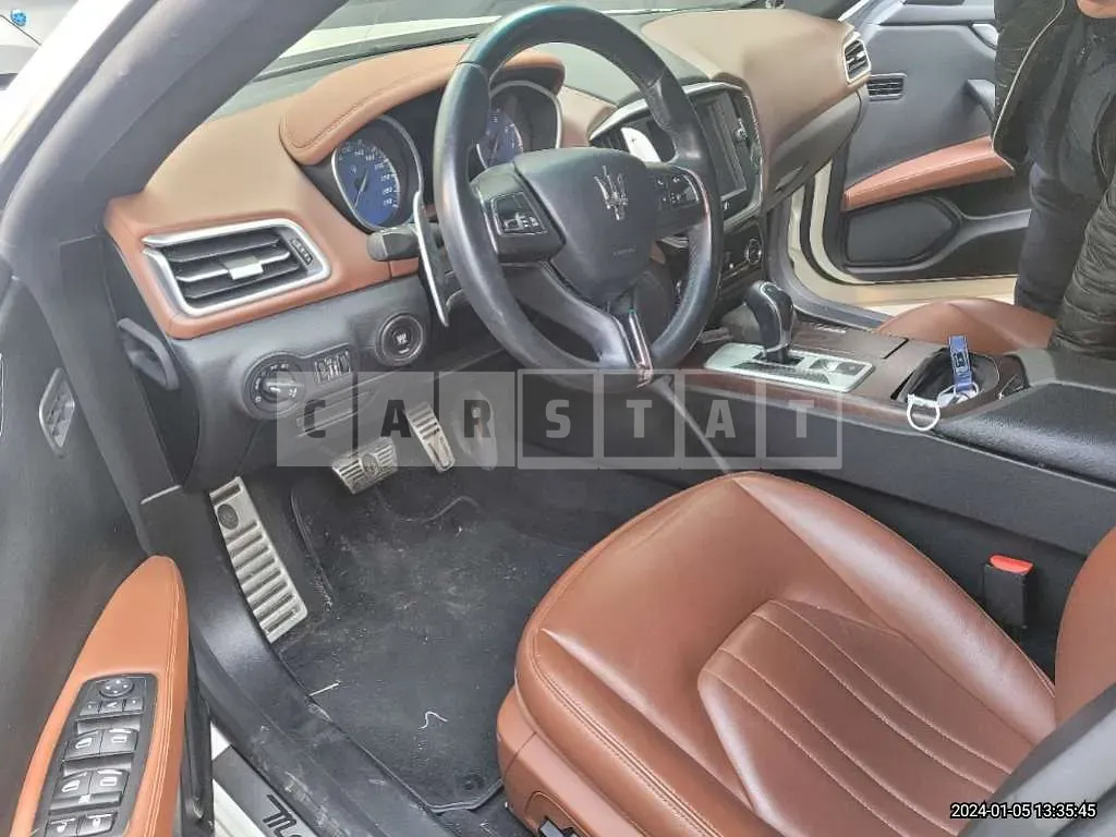 Photo 2 of 19: 2016 Maserati Ghibli, VIN ZAM57XSA2G1168075 — Korean insurance auction