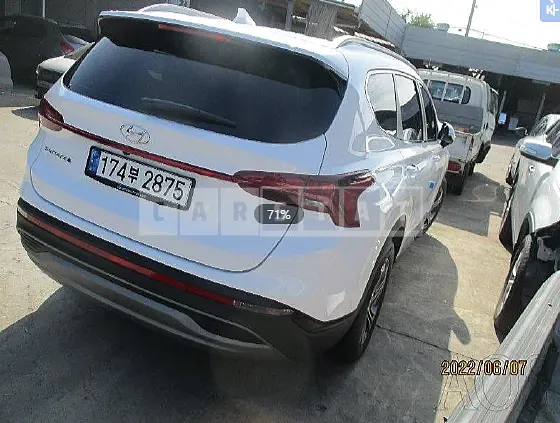 Photo 2 of 10: 2022 Hyundai Santa Fe, VIN KMHS381LGNU436677 — Korean insurance auction