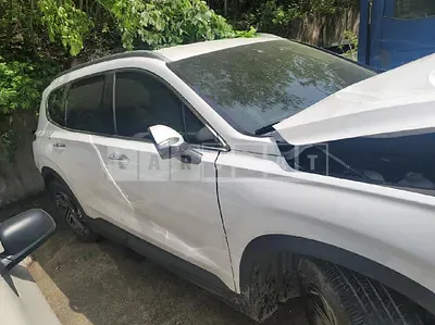 Photo 1 of 15: 2021 Hyundai Santa Fe, VIN KMHS381HGMU328111 — Korean insurance auction