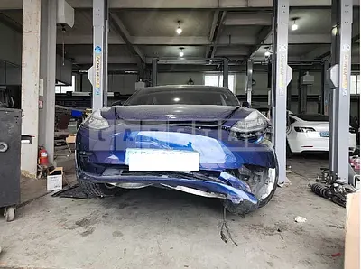 Photo 1 of 11: 2020 Tesla Model 3 Long Range, VIN 5YJ3E1EB5LF649071 — Korean insurance auction
