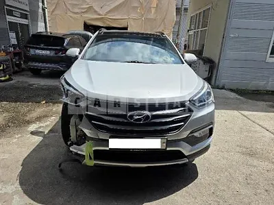 Photo 1 of 39: 2017 Hyundai Santa Fe, VIN KMHSW81UBHU712867 — Korean insurance auction
