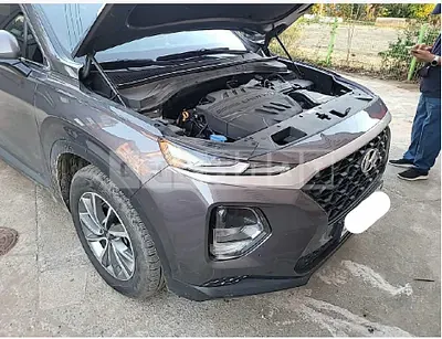 Photo 1 of 31: 2019 Hyundai Santa Fe, VIN KMHS281BBKU138593 — Korean insurance auction