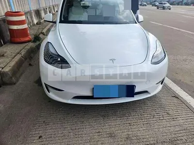Photo 1 of 11: 2024 Tesla Model Y Long Range — Korean insurance auction