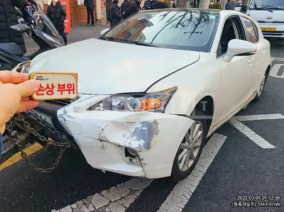 Photo 1 of 5: 2015 Lexus CT200h, VIN JTHKD5BH5F2217603 — Korean insurance auction