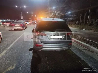 Photo 1 of 19: 2016 Hyundai Santa Fe, VIN KMHSW81UBGU662005 — Korean insurance auction