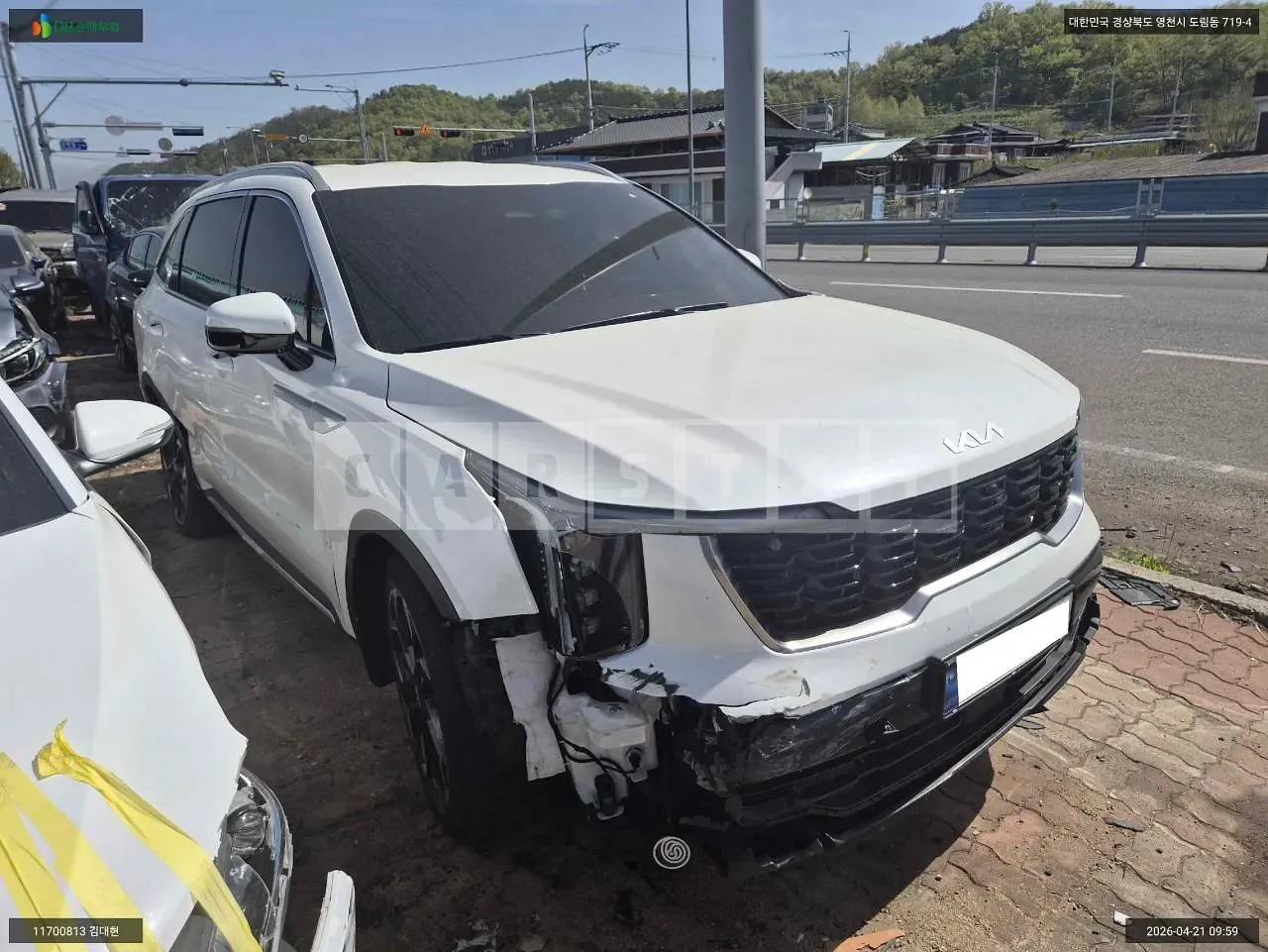 Photo 2 of 11: 2025 Kia Sorento, VIN KNARM81FGTA393925 — Korean insurance auction