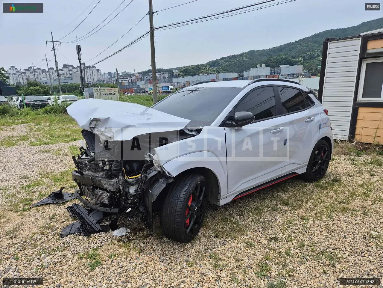Photo 2 of 21: 2022 Hyundai Kona N, VIN KMHKH81CGNU002582 — Korean insurance auction