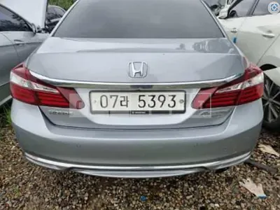 Photo 1 of 9: 2017 Honda Accord 2.4, VIN 1HGCR2680HA515752 — Korean insurance auction