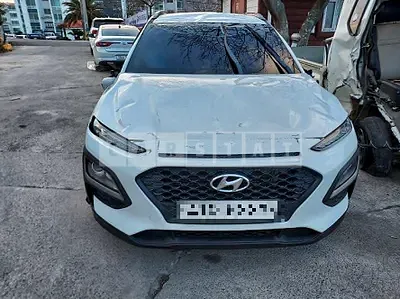 Photo 1 of 28: 2018 Hyundai Kona, VIN KMHK4815GJU010259 — Korean insurance auction