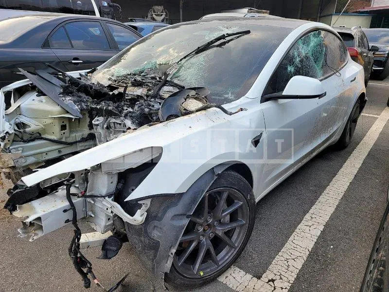 Photo 2 of 12: 2021 Tesla Model 3 Long Range — Korean insurance auction
