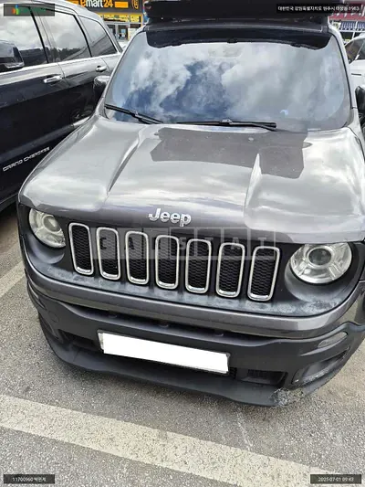 Photo 1 of 16: 2017 Jeep Zip Renegade 2.4, VIN 1C4BU0000HPF92985 — Korean insurance auction