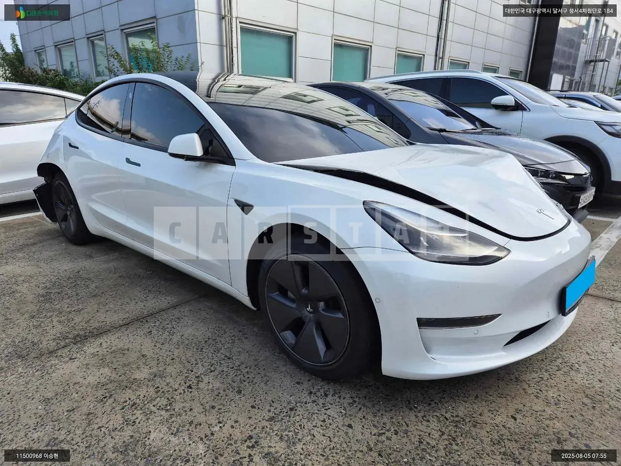 Photo 2 of 48: 2022 Tesla Model 3 Long Range, VIN 5YJ3E1EB0NF148947 — Korean insurance auction