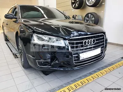 Photo 1 of 22: 2015 Audi A8L 50 TDI quattro, VIN WAUZZZ4H6FN027276 — Korean insurance auction