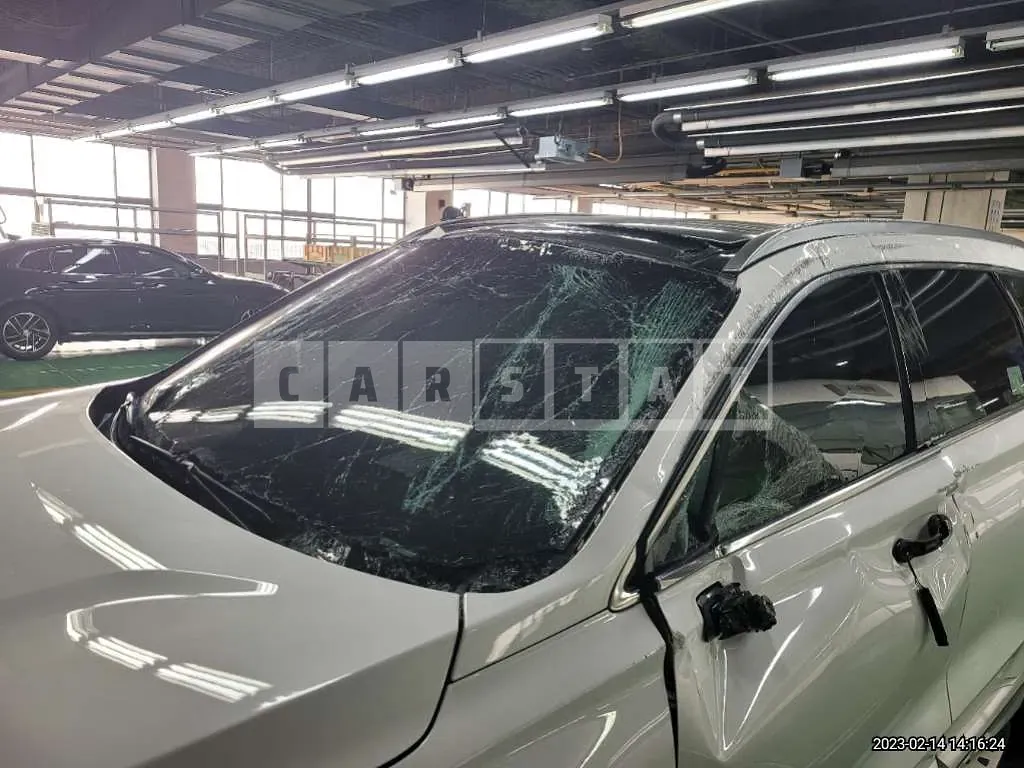 Photo 2 of 29: 2021 Hyundai Santa Fe, VIN KMHS581LHMU399471 — Korean insurance auction