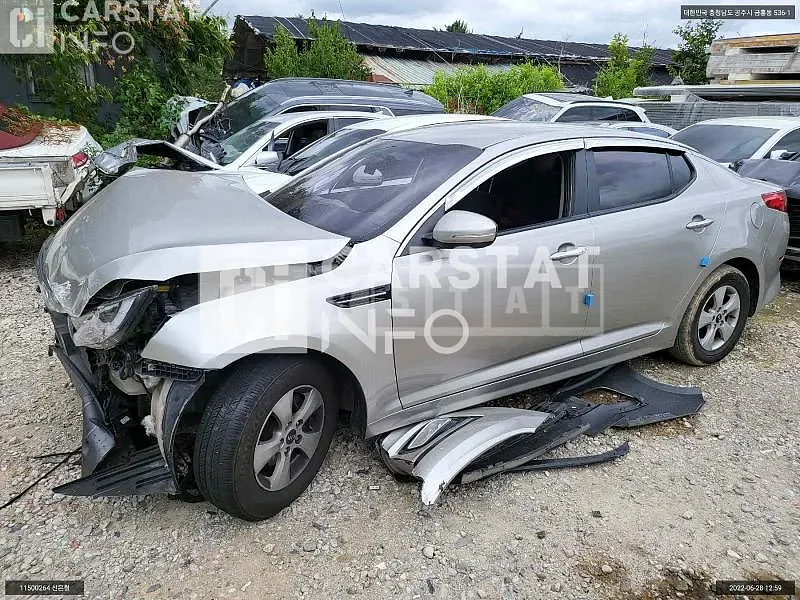 Photo 2 of 10: 2015 Kia K5, VIN KNAGN418BFA587982 — Korean insurance auction
