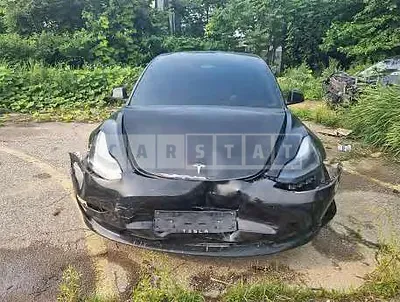 Photo 1 of 39: 2021 Tesla Model 3 Long Range, VIN 5YJ3E1EBXMF947195 — Korean insurance auction