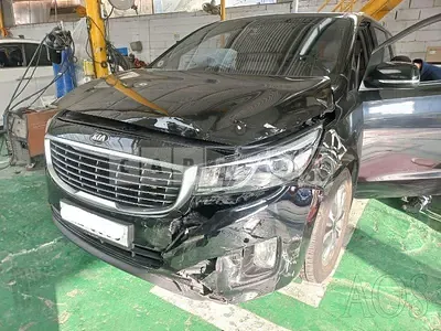 Photo 1 of 12: 2015 Kia Carnival, VIN KNHMF37ABFS001302 — Korean insurance auction