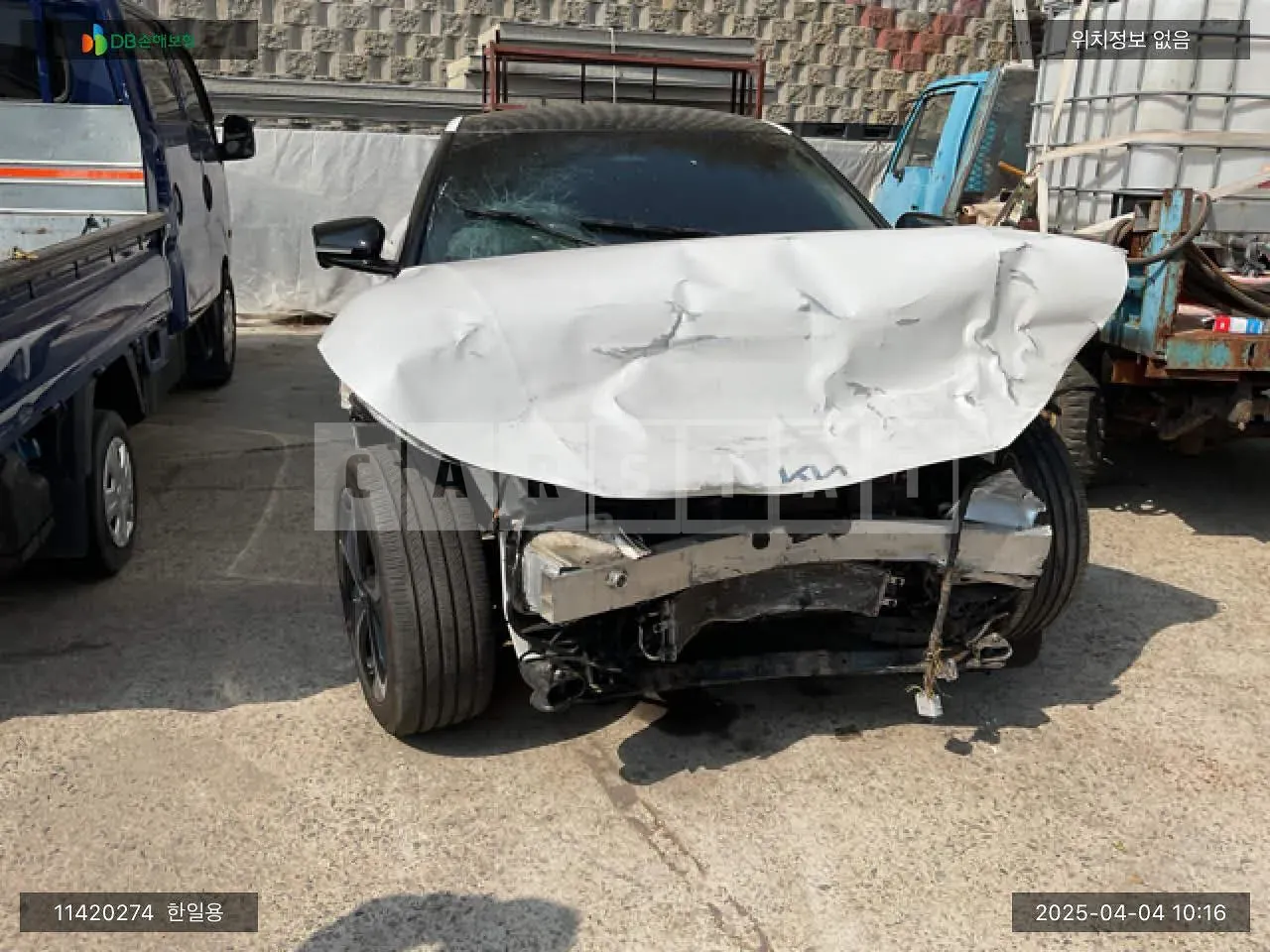 Photo 2 of 20: 2021 Kia EV6, VIN KNAC381CPNA012322 — Korean insurance auction