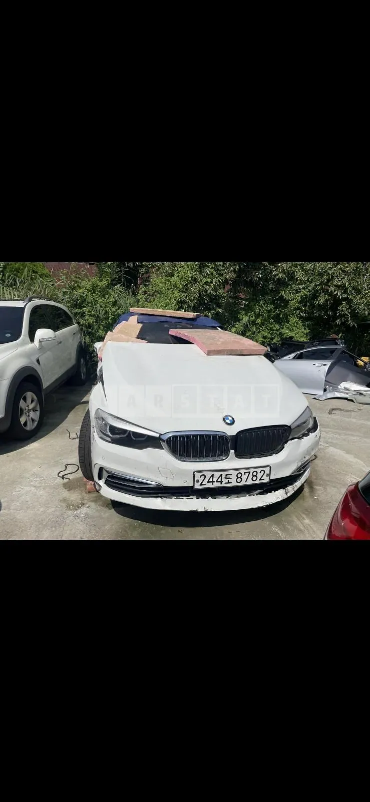 Photo 2 of 7: 2020 BMW 520i, VIN WBAJK9107LCE33593 — Korean insurance auction