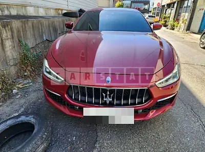 Photo 1 of 15: 2018 Maserati Ghibli Diesel, VIN ZAM57TSG2J1272571 — Korean insurance auction