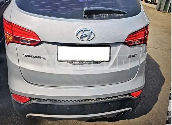 Photo 2 of 21: 2015 Hyundai Santa Fe, VIN KMHSW81UBFU461588 — Korean insurance auction