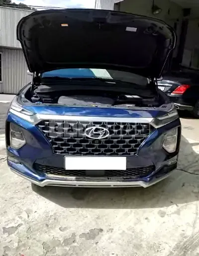 Photo 1 of 12: 2019 Hyundai Santa Fe, VIN KMHS581BDKU127306 — Korean insurance auction