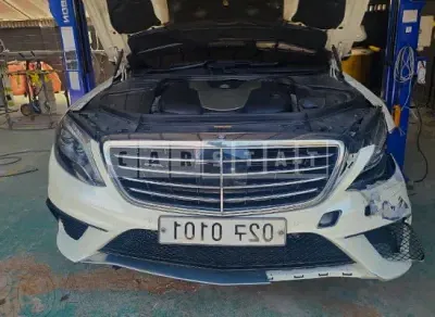 Photo 1 of 9: 2015 Mercedes-Benz S350 BlueTec L, VIN WDDUG3CB6FA147895 — Korean insurance auction