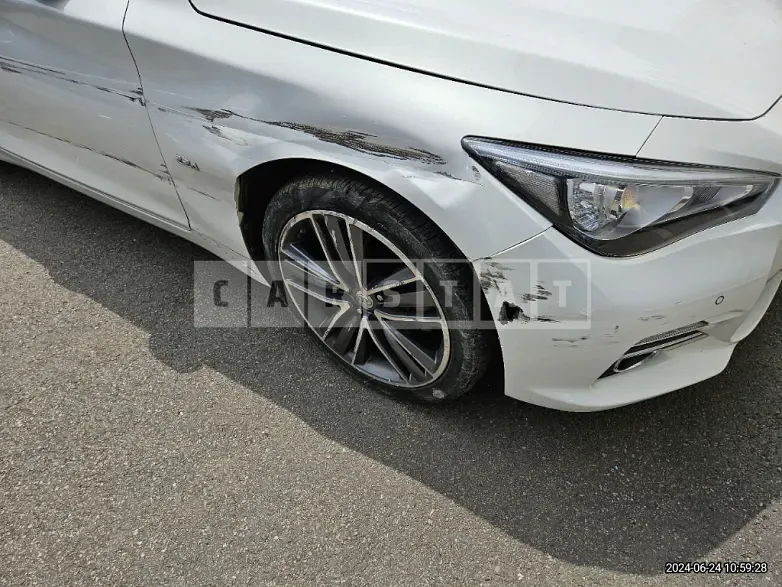 Photo 2 of 2: 2015 Infiniti Q50 2.2d Premium — Korean insurance auction