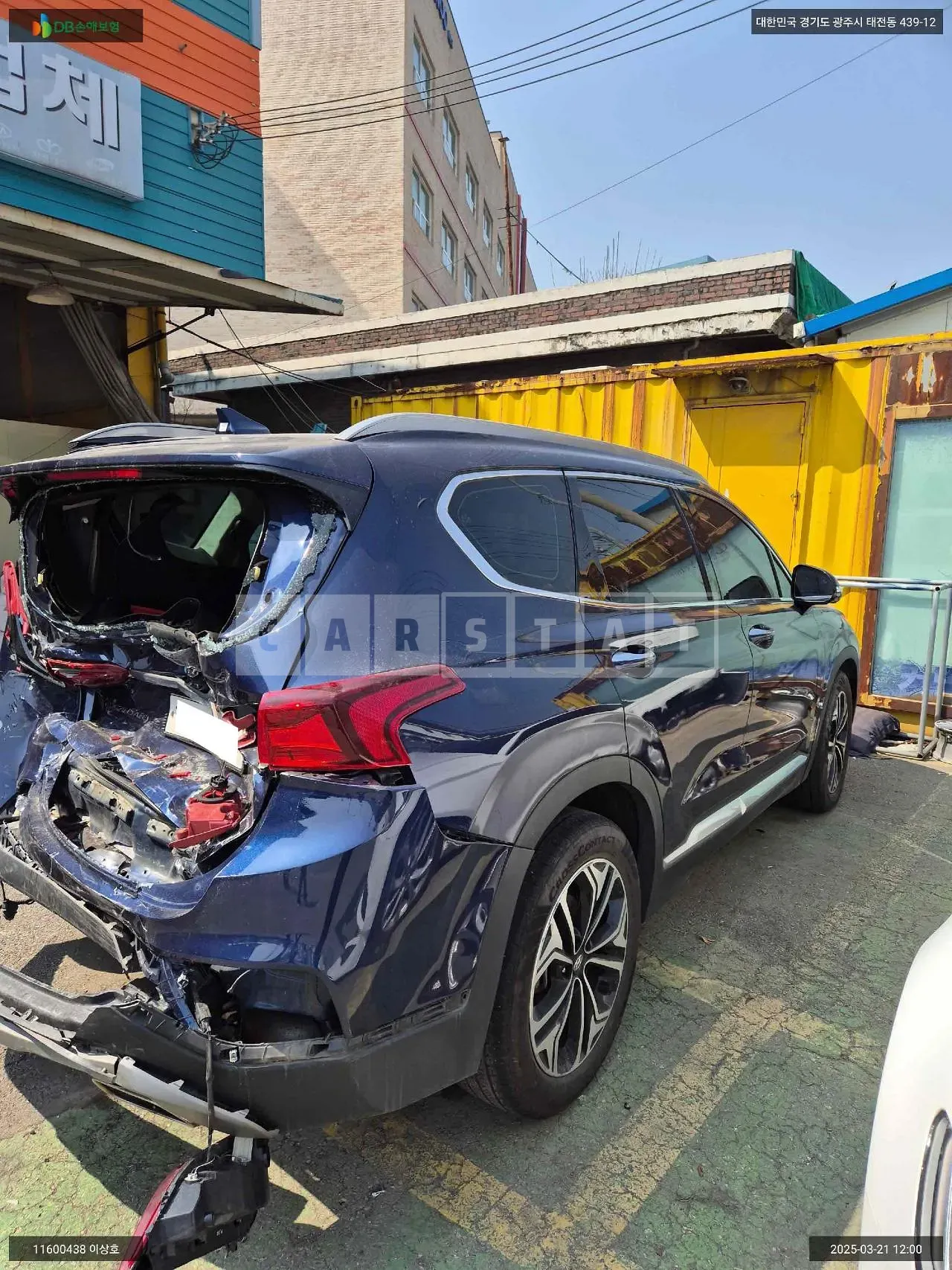 Photo 2 of 12: 2019 Hyundai Santa Fe, VIN KMHS381ABLU258055 — Korean insurance auction